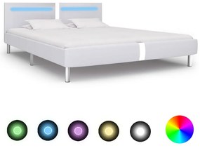 Giroletto Con Led Senza Materasso Bianco 180x200 Cm /