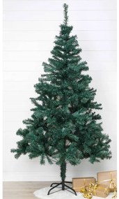 HI Albero di Natale con Supporto in Metallo Verde 180 cm