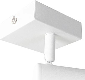 Faretto Smart Bianco Regolabile Quadrato Incl. Wifi GU10 50mm - Jeana