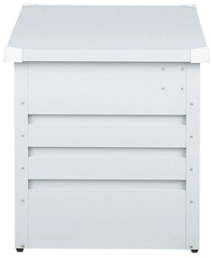 Cesta da giardino in acciaio grigio chiaro 100 cm CEBROSA Beliani