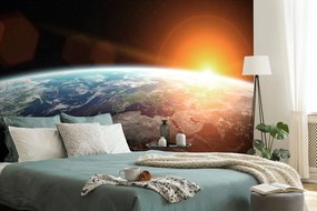 Carta da parati – Vista del pianeta dallo spazio