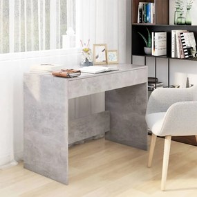 Scrivania Grigio Cemento 101x50x76,5 Cm İn Truciolato /