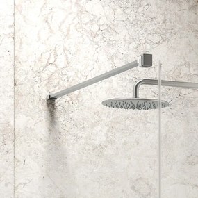 Kamalu - Porta doccia scorrevole 130 cm senza telaio | KNM4000C