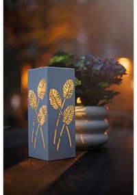 Decorazione a luce solare LED in metallo bianco Albaleaf - Star Trading