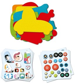 Gioco con adesivi - amiamo le automobili