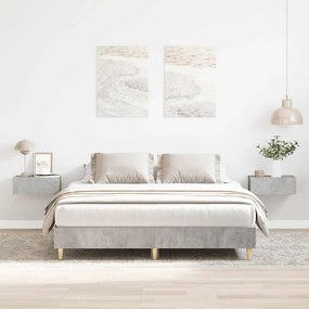 Giroletto Senza Materasso Grigio Cemento 140x200 Cm Truciolato /