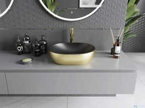 Lavabo da appoggio MEXEN GU1798 in ceramica, in più finiture tra cui nero opaco e oro