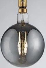 Lampadina led filamento smoke g200 attacco e27 8w 250lm 1800k 300° ...