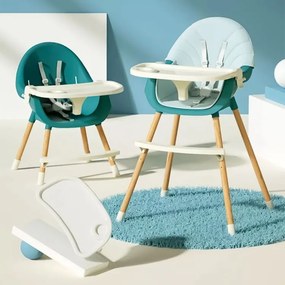 Sedia per bambini blu 2in1