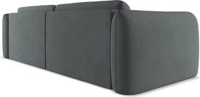 Divano grigio scuro 210 cm Hoku – Makamii