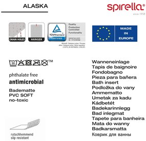 Tappetino antiscivolo per la vasca 36x91 cm Alaska – Spirella