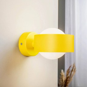 Argon Applique Mado in acciaio, giallo, 1 luce