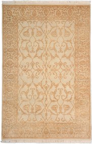 Tabriz Tappeto 160x250 Beige (Indian) Annodato A Mano