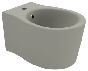 Bidet sospeso grigio opaco soft OLYMPIA CERAMICA L 36 x H 42 x P 55 cm