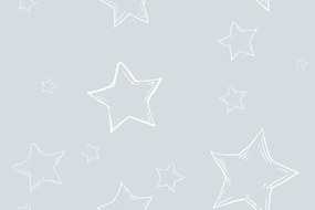 Carta da parati – Stelline spaziali grigie