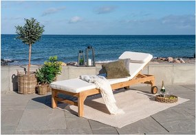 Lettino da giardino in legno di teak Andorra - House Nordic
