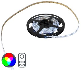 Striscia LED flessibile multicolore 5 metri RGB - TEANIA