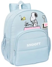 Zaino Scuola Snoopy Imagine Azzurro 32 X 38 X 12 cm
