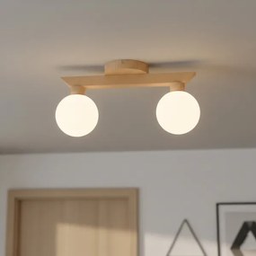 Plafoniera da soffitto ANTONIO 2xG9/5W/230V rovere/bianco