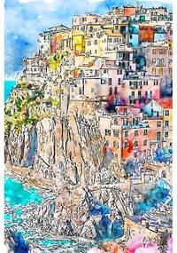 Dipinto 40x60 cm Manarola - Fedkolor