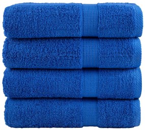 Asciugamani Da Bagno Solund 4 Pz Blu 100x150 Cm 600gsm /