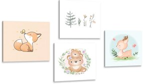 Set di quadri – Animali adorabili