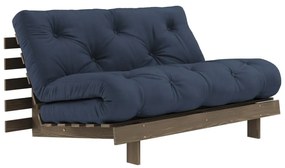 Divano letto blu scuro 140 cm Roots - Karup Design