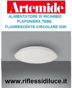 Artemide alimentatore di ricambio per Febe fluorescente circolare 55W