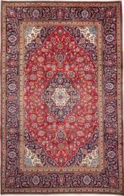 Kashan Tappeto 200 x 300 Rosso (Iran) Annodato A Mano