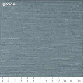 Letto matrimoniale imbottito azzurro con contenitore con rete inclusa 160x200 cm Lotte – Meise Möbel