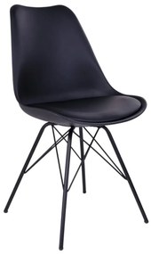 Sedie da pranzo nere in un set di 2 Oslo - House Nordic