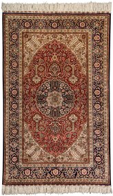 Hereke Tappeto 150x90 Rosso (Cina) Annodato A Mano