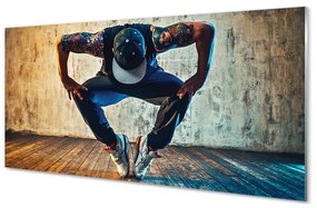 Quadro acrilico Uomo hip-hop 100x50 cm