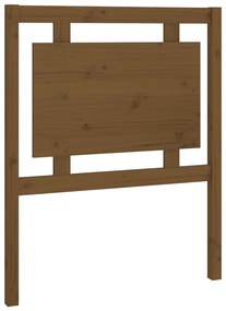 Testiera per letto miele 80,5x4x100 cm legno massello di pino