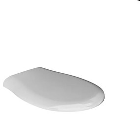 Copriwater SOFT irregolare dedicato per serie sanitari OLYMPIA CERAMICA con chiusura rallentata in abs bianco opaco