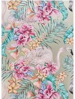Matthew Williamson Carta da parati Club - Antique Gold/ Cerise/ Coral/ Jade