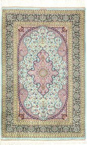 Ghom Tappeto 120 x 80 Rosso (Iran) Annodato A Mano