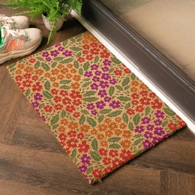 Zerbino in fibre di cocco 40x60 cm Floral – Artsy Doormats