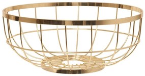 Fruttiera Present Time Gold Open Grid - PT LIVING