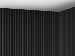 Pannello da parete 3D Set da 2,83m² Nero - Lotto di 8 pezzi CLINTON