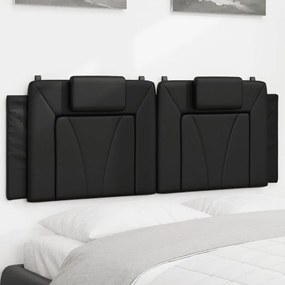 Cuscino Testiera Nero 120 Cm İn Similpelle /
