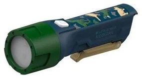Ledlenser KIDBEAM4 DINO - Torcia dimmerabile a LED per bambini, 2x AAA, IP44, verde