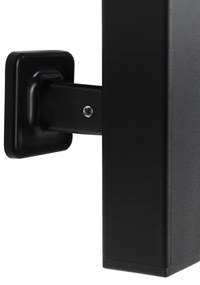 Scaldasalviette da bagno a scala con termostato AVANGARD, 459 W/230 V, 120,6 cm, IP44, nero, lato sinistro