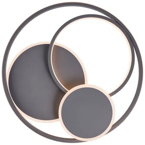 Brilliant - Plafoniera LED dimmerabile RUNDA LED/50W/230V 3000-6500K nero + +TC