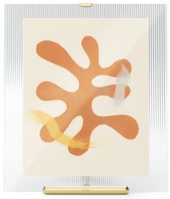 Cornice in vetro da appoggio color oro 26x30,5 cm Flute - Umbra