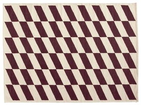 HAY - Shift Kelim Rug 170x240 Burgundy Hay