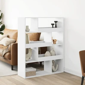 Divisorio Stanza Bianco 100x33x125,5 Cm İn Truciolato /