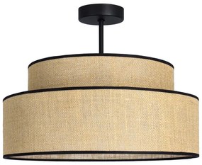 Lampadario a plafone BOHO 1xE27/60W/230V diametro 40 cm beige