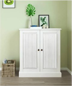 Madia in legno di pino bianco 100x34 cm Mille - Støraa