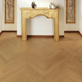 Parquet massello 1S in rovere naturale spazzolato select sp. 14/14 mm 1.512 m²